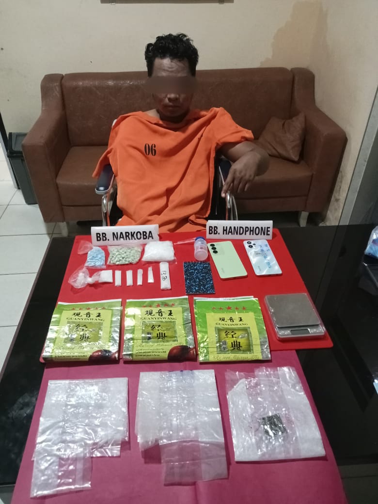 Aksi Lompat dari Lantai 2, Pelarian Bandar tertahan Satnarkoba